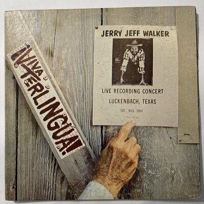 Jerry Jeff Walker-Viva Terlingua Live-1973 US-Vinyl LP MCA Records-Country-VG+