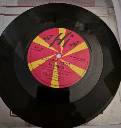 Let's Stay Together Al Green 7 Inch Vinyl Single Great Condition