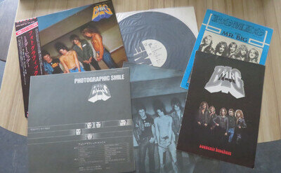 Mr BIG- PHOTOGRAPHIC SMILE JAPAN VINYL SOUNDTRACK RARE WHITE LABEL PROMO + MORE