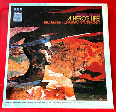 Chicago Symphony Orchestra A Hero's Life Album Cover Art PICTURE / PRINT 11.5"