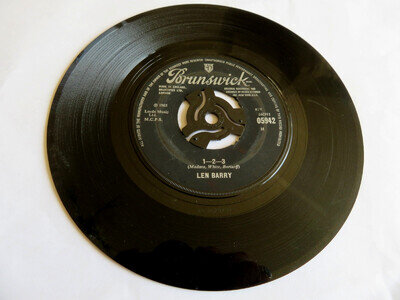 Len Barry – 1-2-3 05942 VINYL VG