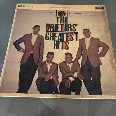The Drifters - Greatest Hits - 1960 Atlantic 8041 Mono R&B Soul Vinyl LP Record