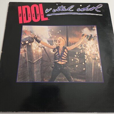 Vg+/Vg Billy Idol – Vital Idol UK 1985 LP Album Vinyl Record Chrysalis CUX 1502