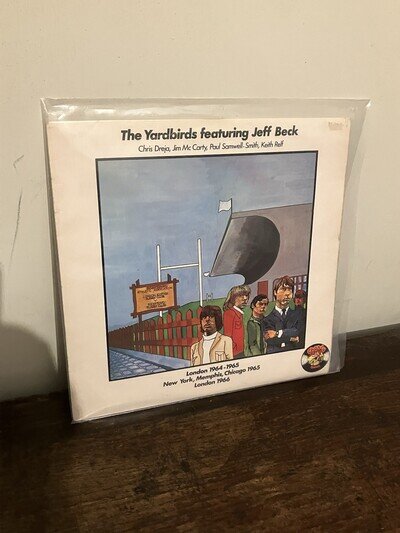The Yardbirds Featuring Jeff Beck Vinyl Lp Signed Jeff Beck McCarty Dreja Vg Con