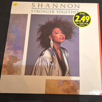 Shannon Stronger Together 12" Black Vinyl Single 45RPM Club 1988 JABX 15