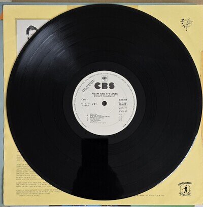 ADAM AND THE ANTS -ADAM ANT Prince Charming LP Spanish white label promo RARE