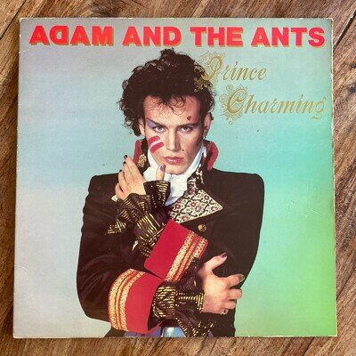 ADAM AND THE ANTS - PRINCE CHARMING EX-/EX+ VINYL LP /EX+ LYRIC INNER