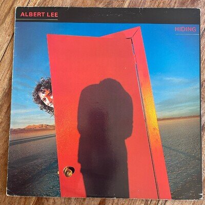 ALBERT LEE - HIDING VG+/EX+ VINYL LP / FIRST PRESSING/DEMO UK / INSERT