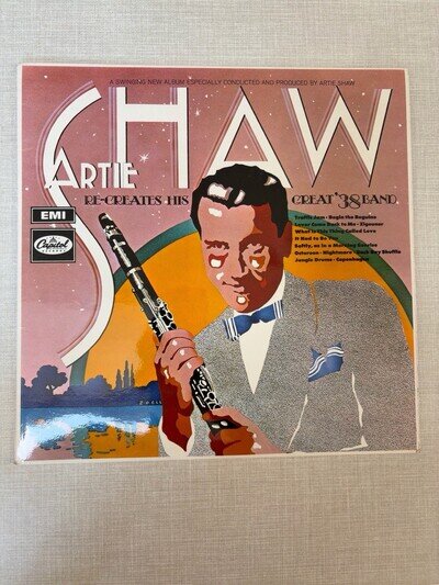 Artie Shaw Re-Creates His Great ’38 Band LP UK EMI ST2992 EX+ Stereo