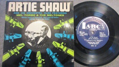 Artie Shaw When You're Around 4-Track EP 1965 *EX/NEAR MINT*