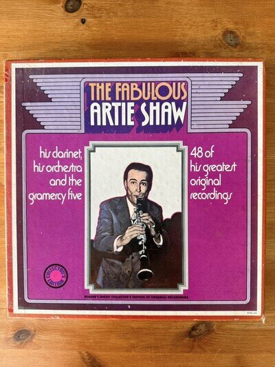 The Fabulous Artie Shaw Jazz Record Collector's Edition Box set
