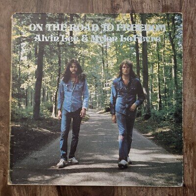 ALVIN LEE AND MYLON LEFEVRE - ON THE ROAD TO FREEDOM VG+/EX- VINYL LP /FIRST