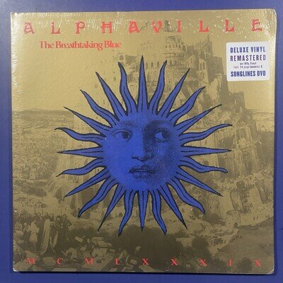Alphaville The Breathtaking Blue LP 180g Vinyl + DVD New Sealed Remastered