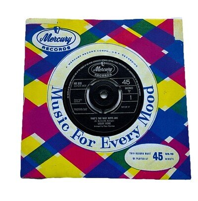 E987, That’s The Way Boys Are, Lesley Gore, 7" Single Very Good Plus Condition