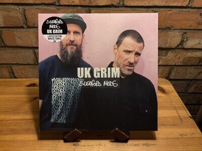 The Sleaford Mods - UK Grim LP (New 2023 Limited White Coloured Vinyl) 12" 2023