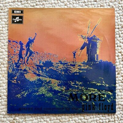 Pink Floyd More LP UK Columbia SCX 6346 1973 Vinyl Record