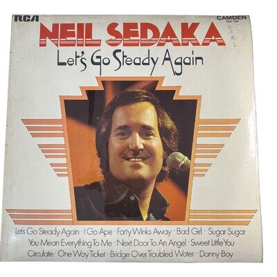 Neil Sedaka Let's Go Steady Again 1976 RCA Camden UK Press LP Vinyl