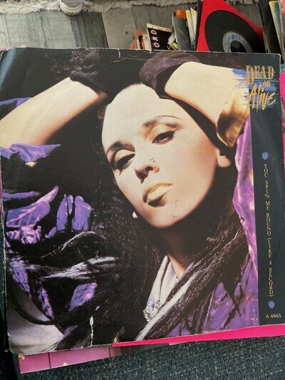 Dead or alive. You spin me round like a record . 7” vinyl. 1984. Epic