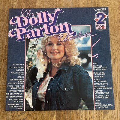 THE DOLLY PARTON COLLECTION ORIGINAL DOUBLE VINYL 2 LP SET GATEFOLD PDA 053 1979
