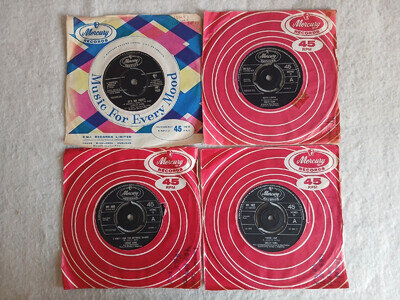 LESLEY GORE JOB LOT 4 x VINYL 7" SINGLE RECORDS *FREE UK P&P*