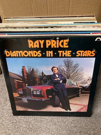 RAY PRICE DIAMONDS IN THE STARS, VINYL LP, YBLP121, VG+