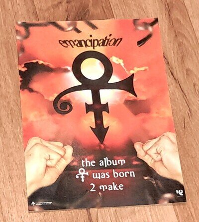PRINCE EMANCIPATION 1996 original magazine promo advert artwork Rock Pop