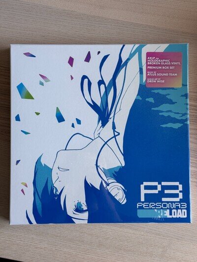Persona 3 Reload Video Game Soundtrack Holographic Vinyl 4xLP Box Set NEW SEALED