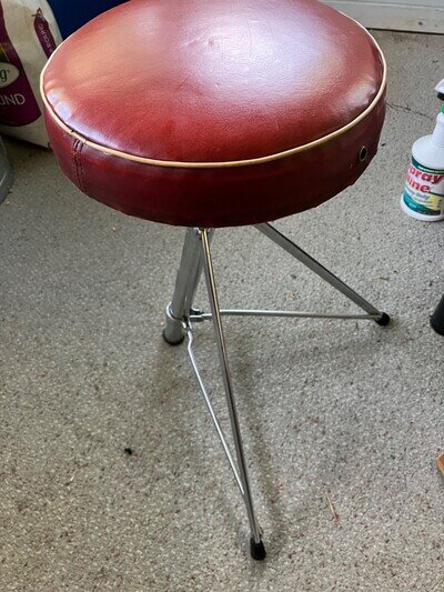 Ludwig Vintage Porto Seat No. 1025-1 Drum Throne Stool Seat 1960s 1970s