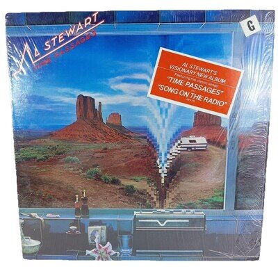 Al Stewart Time Passages Vinyl LP with Lyrics Sleeve Stickered Album Record 1978