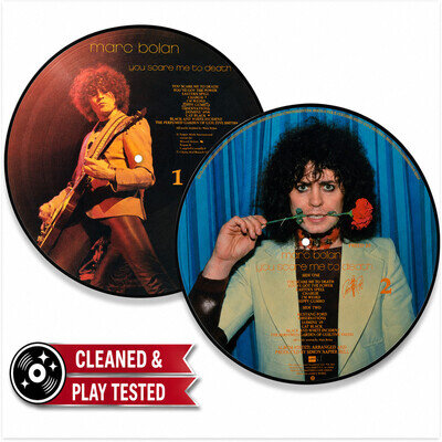 Marc Bolan You Scare Me To Death 1981 UK Picture Disc LP RED20 A1/B1 VG