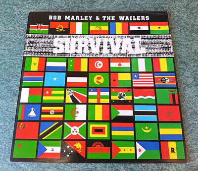 BOB MARLEY + THE WAILERS VINYL LP ALBUM SURVIVAL REGGAE