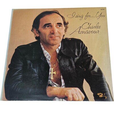 Charles Aznavour I Sing For You Vinyl Record Barclay 1975 Stereo