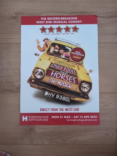 A3 Only Fools And Horses The Musical Theatre Tour Poster Merchandise Collectable