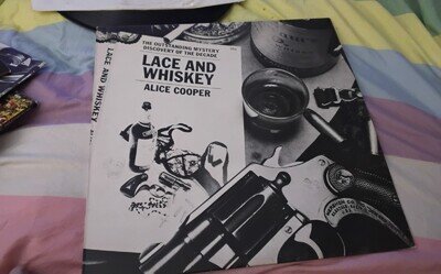 Alice Cooper - Lace And Whiskey - 12" Vinyl LP- K56365 1st UK - 1977 Ex