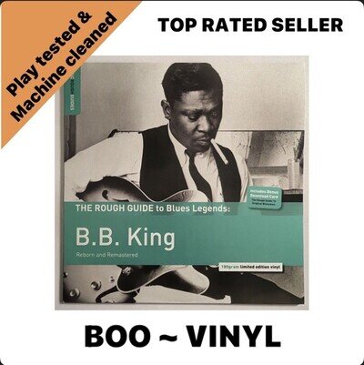 B.B. King Reborn and Remastered LP Album 12" Vinyl Record. 2014 NM / NM