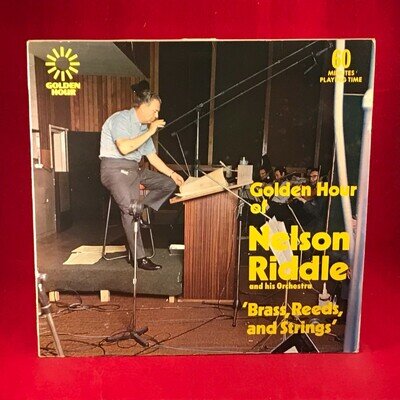 Golden Hour Of Nelson Riddle 1973 UK vinyl LP record best Brass Reeds Strings