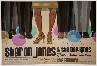 Sharon Jones Concert Poster 2014 F-1308 Fillmore