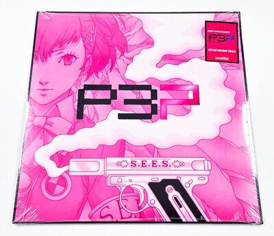 PERSONA 3 PORTABLE NEW SEALED Pink Vinyl Record LP Soundtrack iam8bit OST P3P