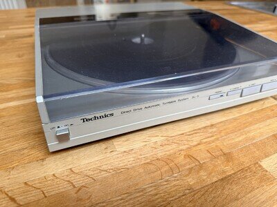 Technics SL-5 Direct Drive Automatic Linear Tracking Turntable Tested Working