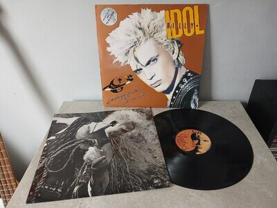 BILLY IDOL - WHIPLASH SMILE Original 1986 UK 12" Vinyl LP + Pic Inner CDL 1541