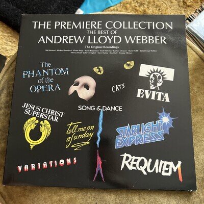Andrew Lloyd Webber - The Premiere Collection 12” LP Vinyl 1988