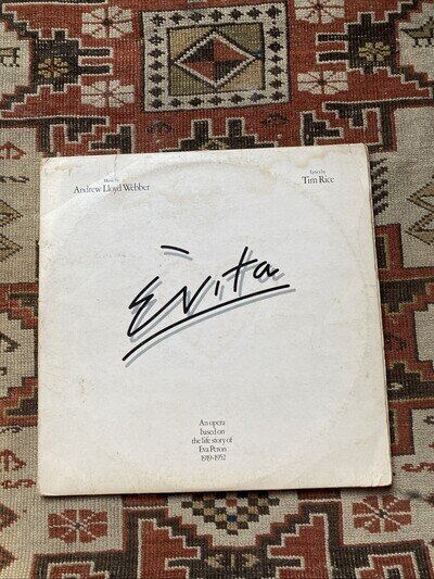 Evita Original Recording by Andrew Lloyd Webber Vinyl Record LP