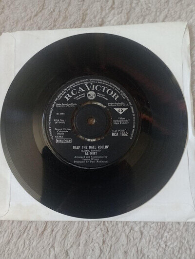 Al Hirt Keep The Ball Rollin' 7" Single Vinyl Record