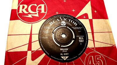 45rpm vinyl record...Al Hirt....Walkin'/Cotton Candy...60s Jazz/Pop