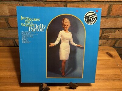 Dolly Parton - Just Because I'm A Woman Vinyl LP 12" Record 1986 Reissue EX EX
