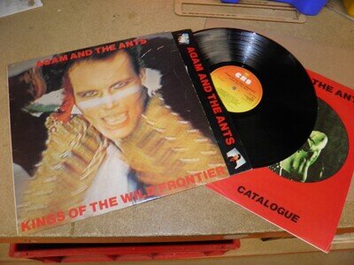 ADAM AND THE ANTS- KINGS OF THE WILD FRONTIER- - VINYL ALBUM WITH CATALOGUE