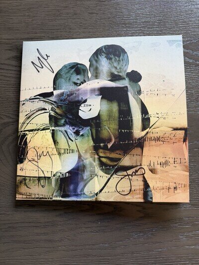 Snow Patrol Eyes Open 20 Year Anniversary Cream Vinyl Signed AUTOGRAPH PROOF INC