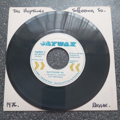 The Heptones: Suffering so. 7" Vinyl