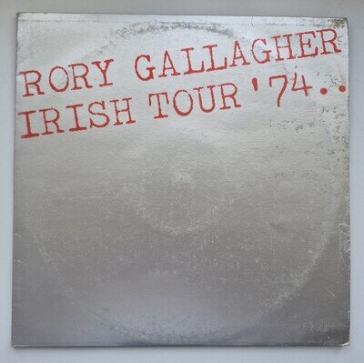 Rory Gallagher Irish Tour 74 Vinyl LP UK 1st Press Double Album Gatefold