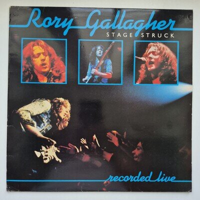 Rory Gallagher Stage Struck LP 1980 Chrysalis UK 1st Press Vinyl Record A3 / B5